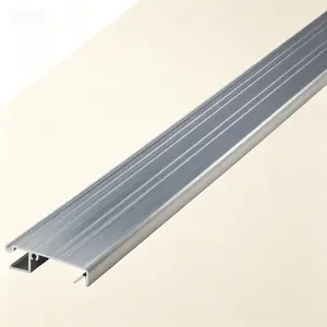 Adjustable Aluminum Sill Threshold Extender, 36 in.Mill Finish, Snap-On Design for Easy Installation, Durable Home Entryway Add-On, Weatherproof Door Bottom Seal Solution, No Cutting Required, Universal Fit for Most Doors