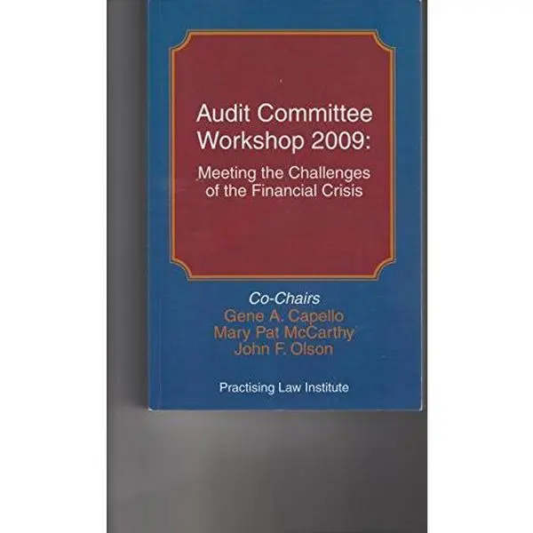 USED Book - Audit Committee Workshop 2009: Meeting the Challenges of the Financial Crisis by Laura R. Shields (Paperback)