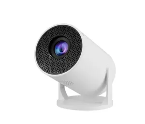 Mini Portable Projector 4K/1080P - Auto Leveling, 180° Rotatable, Smartphone Compatible, Ideal for Outdoor Use and Silent Karaoke Party