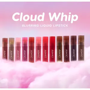 ColourPop Cloud Whip Blurring Liquid Lipstick Set - 12 Shades for Soft & Diffused Lips with Marshmallow Root Extract & Hyaluronic Acid