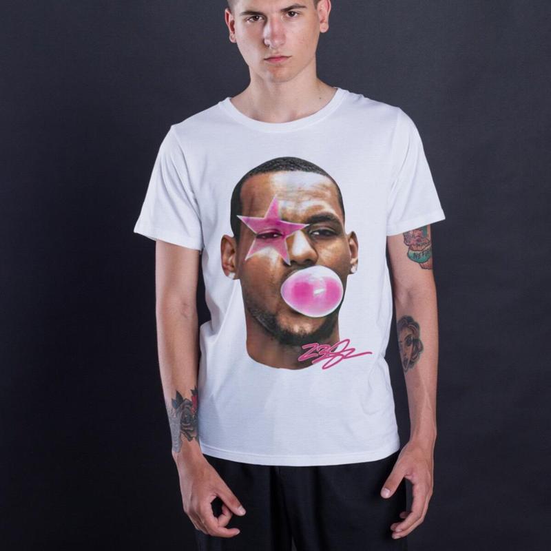 Lebron James Bubble Gum Pink Boxy Cotton Tee Shirt Boxy Shirt Opium, y2k, fashion, streetwear, unisex, men, women, cotton, crew neck, y2k streetwear  graphic  tee graphic  tee