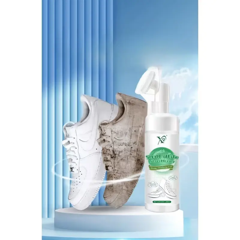 White Shoe Whitening Kit for Leather Sneakers and Boots - Quick Clean Formula with Built-in Brush Applicator, Travel Ready, Leather Shoes, Leather Cleaner Cleaning & Care