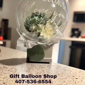 Flower Bubble Balloon Birthday