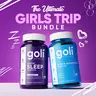 Alle Brean Reset & Relax Bundle - Goli Dreamy Sleep Gummies with Melatonin, Vitamin D, Magnesium, Lemon Balm Extract & Ashwagandha & Vitamin D Gummies with KSM-66, Gelatin-Free, Gluten-Free, Vegan & Non-GMO