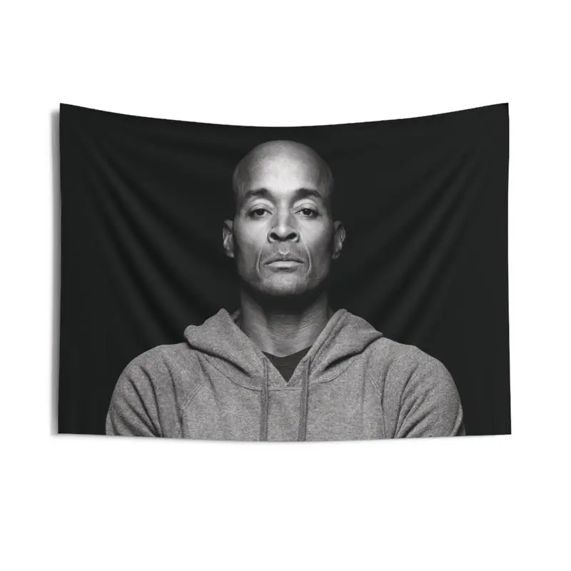David Goggins Inspirational Banner, Fashionable Tapestry!Decor