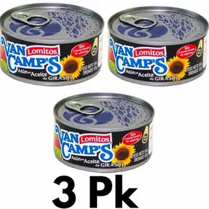 Van Camp's Lomitos Tuna in Sunflower Oil 3 Pack - 3pk Canned Food Product