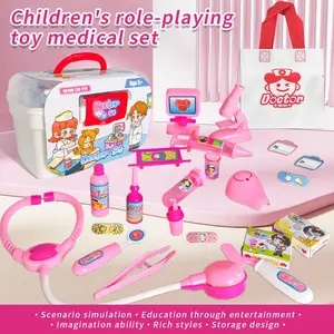 Doctor Playset, Parent-Child Interactive Role Play Nurse Injection, Realistic Stethoscope Medical Box Toy Set