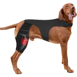 Adjustable Dog Knee Brace for ACL Tear and Arthritis Recovery - Dual Hind Leg Support with Harness Connection - Orthopedic Leg Wrap for Joint Stability and Pain Relief in Small to Large Dog (XL)
