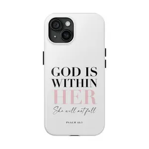 Inspirational Tough Phone Case, Motivational Phone Cover, Christian Phone Case, Stylish Phone Protector, Gift for Her