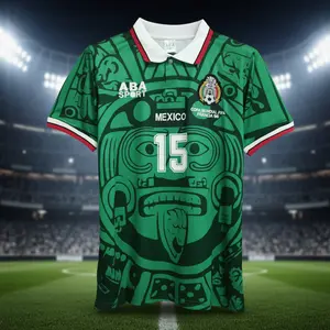 Mexico 1998 Home Jersey – Retro Aztec World Cup Shirt, Vintage El Tri Football Kit, Classic Mexico National Team Soccer Jersey, 90s Football Shirt