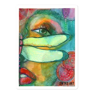 Dragonfly Muse Sticker