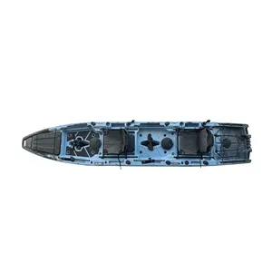 Reel Yaks 15.0ft Recon Tandem Modular Pedal Fishing Kayak Go Solo Or Tandem | Fin Drive | 600lbs Capacity | HDPE | No Roof Rack Needed