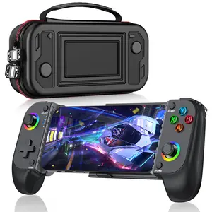 Wireless Phone Controller with Carrying Case for iPhone/Android, Mobile Gaming Controller with Hall Joystick Support Xbox Game Pass, Steam Link, GeForce Now, Call of Duty, Cloud Gamepad for iOS Controller With Carrying Case