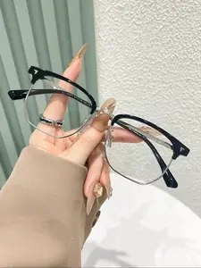 Fashionable Minimalist Eyeglasses for Women & Men, Fashion Eyeglasses for Work, Daily Clothing Decor, Perfect for Student Daily Use