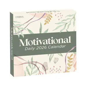 Motivational Daily 2026 Calendar - 365 Daily Inspirational Messages, Easy Display Options, Tear-Off Pages, Sustainably Made, Gift-Ready
