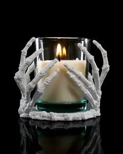 Light Touch Candle Holder Decor Minimalist Ornaments - Simple Elegant Design for Candle Display - No Additional Features or Materials Specified