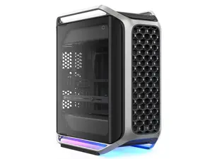 Cooler Master Cosmos Alpha Full Tower ATX PC Case - Flagship Curved Aluminum Frame, Powerful 200mm Dual Intake Fans, Fits 400mm GPUs & 420mm Radiators, ARGB Chassis Underglow, Limited Edition
