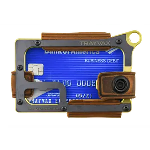 Contour Wallet - Brass Tobacco Brown