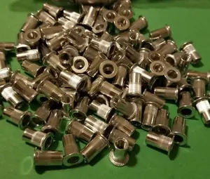 Rivet Nut Aluminum Flange Nutserts Rivnut Nutsert 100 Pack 10-24 Rivnut