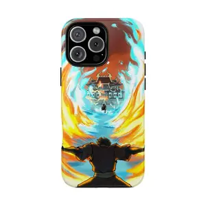 Avatar Aang Elemental Spirit Phone Case for iPhone 8–17, Legend of Aang The Last Airbender Inspired Touch Case, Slim Shockproof Cover