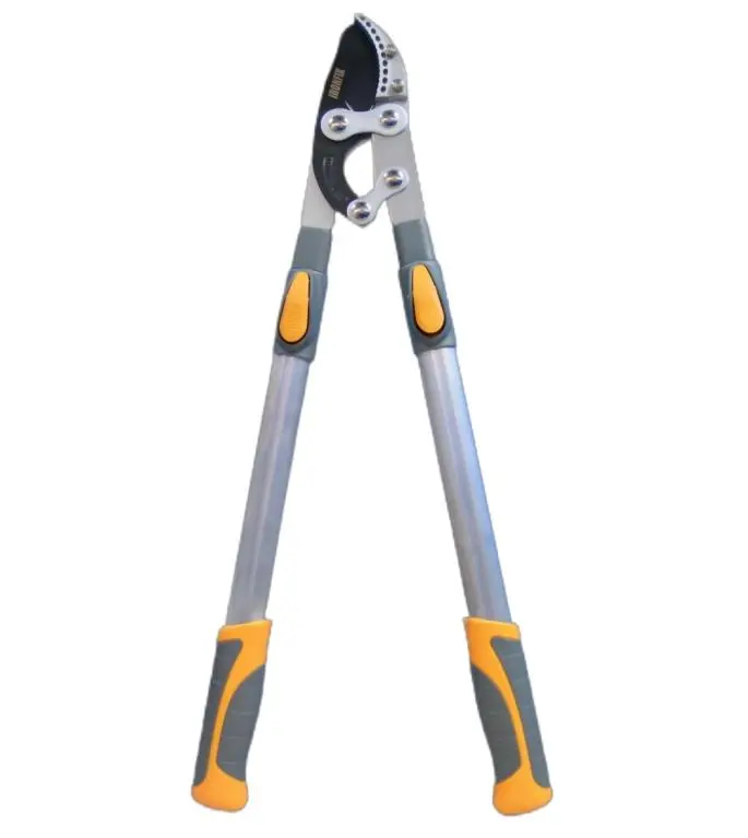 IRONFIX Telescopic Bypass Lopper, 28-39 Inch Extendable Long-Handle Tree Branch Cutter for Garden Pruning