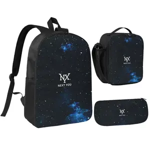 Designer Mens Bag Lightweight Backpacks 3 Piece Set Backpack Lunch Bag Pencil Case Travel Casual StreetSchoolbag Versatile Beach Towel Tote Bag