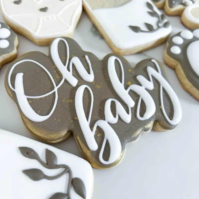 Oh Baby 3D Printed Cookie Cutter Large