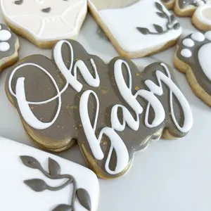 Oh Baby 3D Printed Cookie Cutter Large