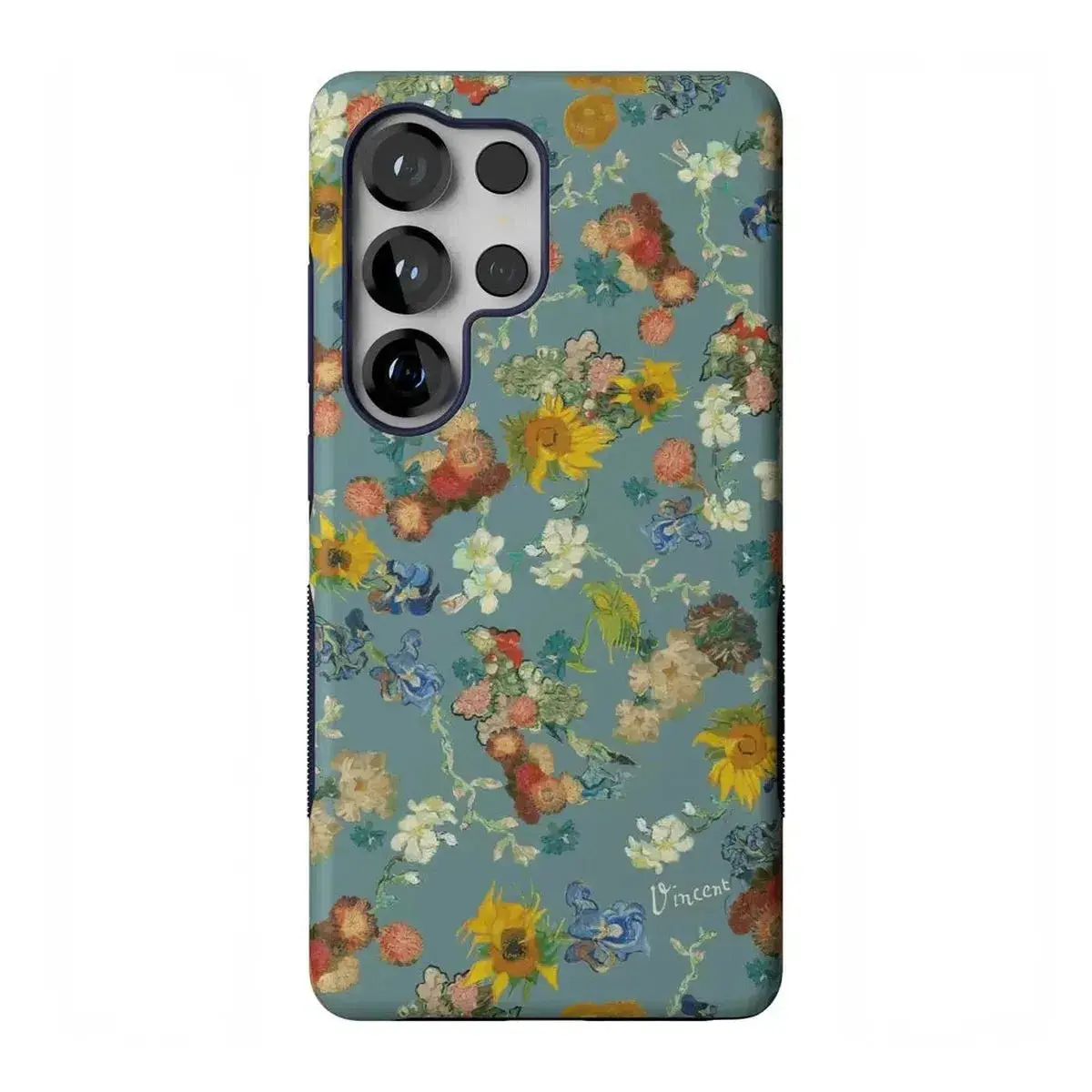 Casely Galaxy S25 Ultra Case | Van Gogh Museum | Vincent's Flowers | Bold Protective Design | Compatible with MagSafe