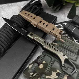 High-Hardness MH- Survival Pocket Folding Knife with Sheath, N690 Steel Blade, T6 Aluminum Handle – EDC, Survival, Adventure, Fishing, Hiking, Cutting Tool, Jungle, Portable, Outdoor, Camping Knife, Survival Gear