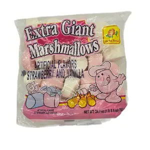 Extra Giant Marshmallows - Strawberry and Vanilla Flavors (24.7oz Bag)