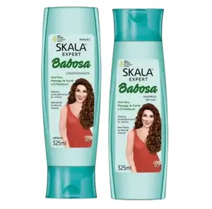 Skala Expert Babosa Aloe Vera Shampoo & Conditioner Set, Daily Cleansing Haircare 2-Pack, 325ml Bottles, Any