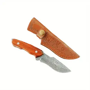 High Hardness Multifunctional Kitchen Knife with Leather Sheath, Durable Design, Ideal for Various Cooking Tasks