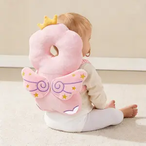 Baby Walking Protection Bee-Shaped Pillow, Ultra-Soft & Breathable Design, Machine-Washable & Durable Material, Ideal for Infants Ages 6-36 Months