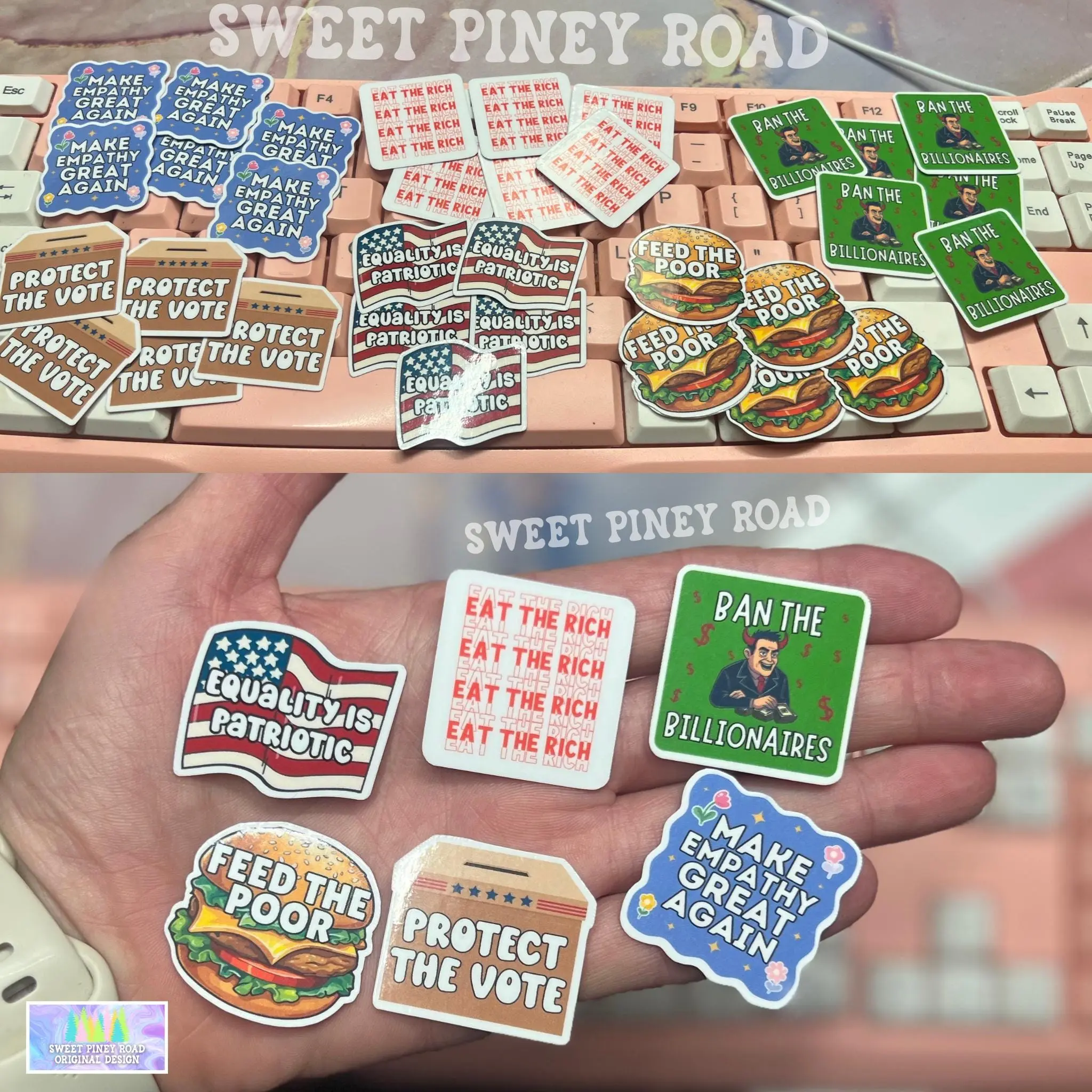 Anti Trump Sticker Pack – Variety (6–100 pc)