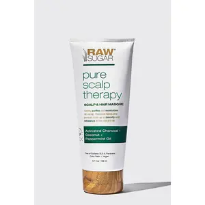 Pure Scalp Therapy - Scalp & Hair Masque | Activated Charcoal +  Coconut + Peppermint Oil | 6.7 oz