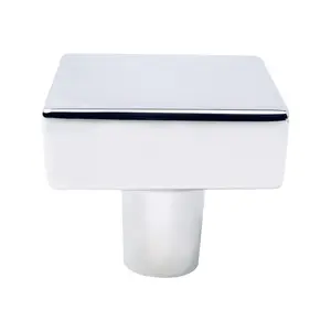 Berenson 2656-1026-P Brookridge Square Knob, Polished Chrome
