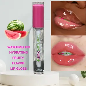 WATERMEMON HYDRATING  LIP GLOSS- All Natural and Cruelty-Free - Makeup, Lipstick Glossy Lip Care Lipstick Makeup argan oil lip gloss, aloe vera lip gloss vegan lip gloss, glossy moisturizing lip gloss Lip Care Glossy Hydrate Moisture