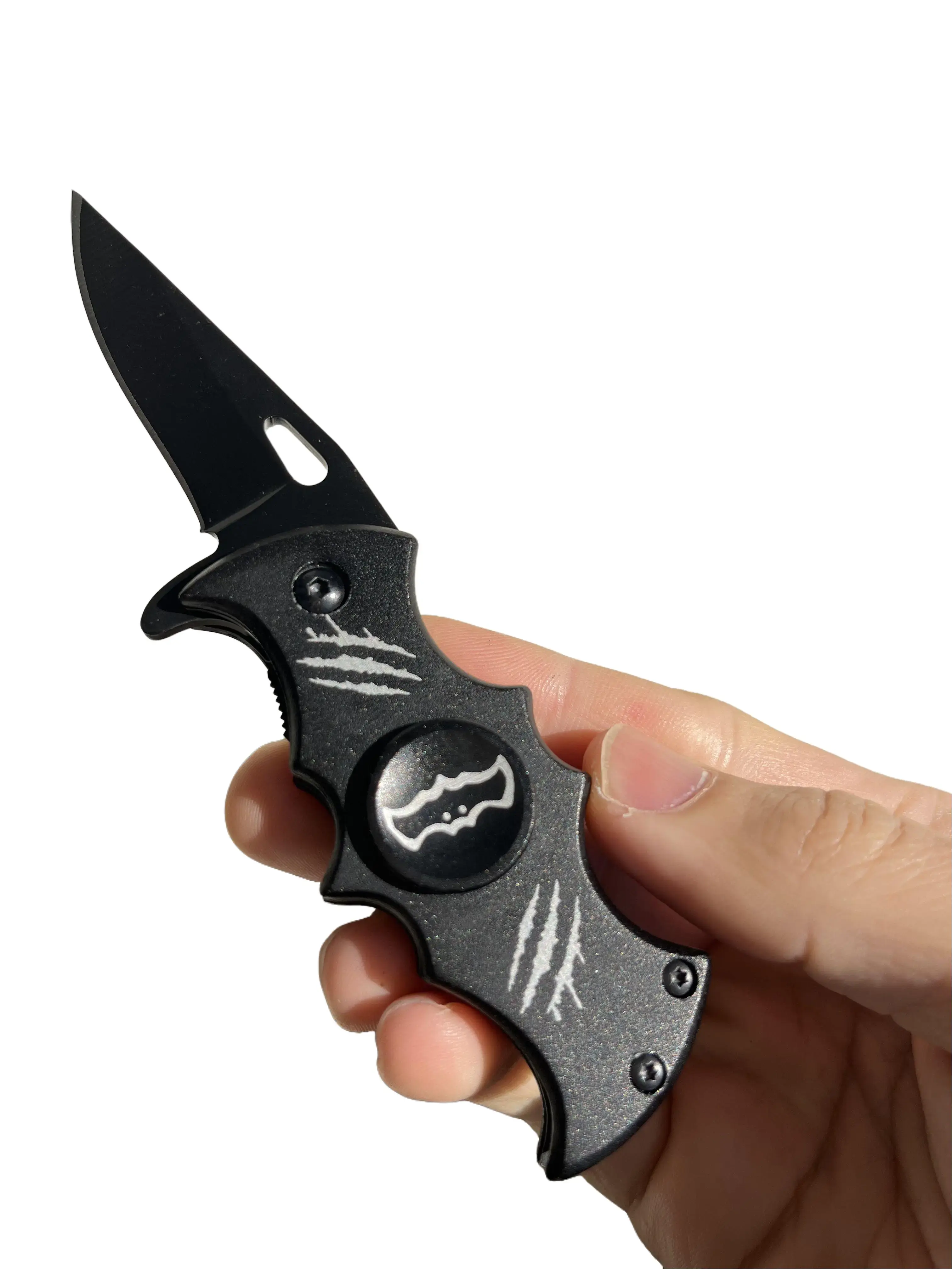 Small Pocket Fidget Knife,Bat Shaped Fruit Knife