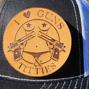 The Love leather patch