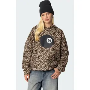 Edikted Women's Leopard Magic 8 Hoodie