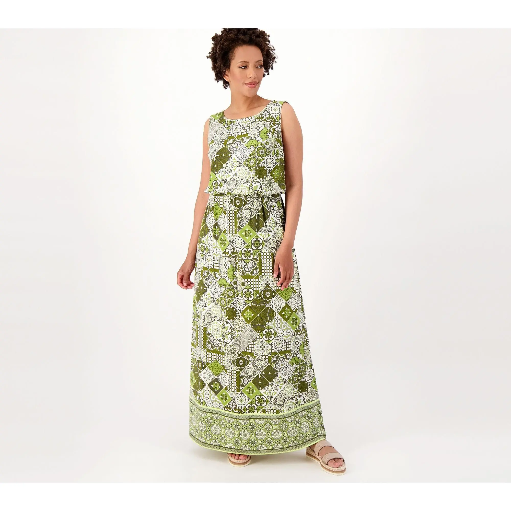 Joan Rivers Regular Luxe Knit Maxi Dress