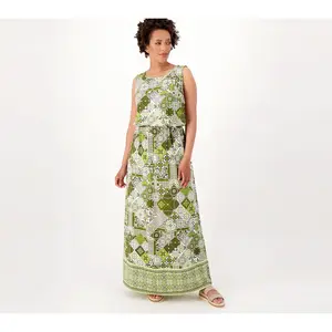 Joan Rivers Regular Luxe Knit Maxi Dress