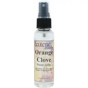 Orange Clove Room Spray - Fragrant Aromatic Room Mist For Home, Room, Office
