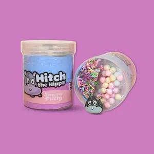 Hitch the Hippo - Sour Apple Scented - Sensory Putty - Scented Squishy Sensory Putty - Butterslime Texture for Anxiety, Focus, adhd, Stress Relief & Focus for All Ages - Ages 5+