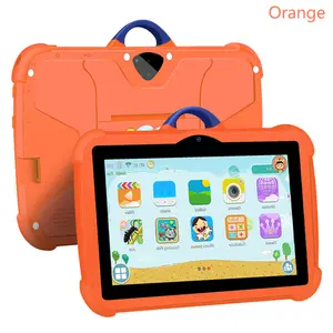 7 Inch 5G WiFi Tablet Pc for Children's best Gifts Android Kids Game Educational Learning Tablets Quad Core 4GB RAM 64GB ROM student parental control de colores con protector anti caídas para niños bluetooth touchscreen