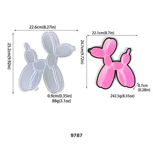 Large Balloon Dog Tray/Coaster Silicone Resin Mold