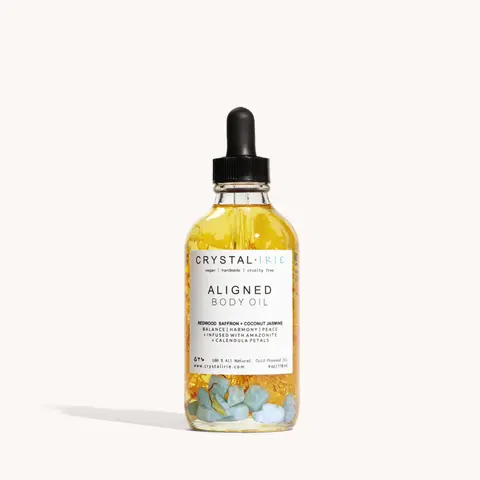 Aligned Body Oil | Crystal Infused Dry Body Oil by Crystal Irie