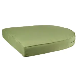 212 MAIN Single-Seat Soft Padded Cushion - Sage Green Automotive Accessory, Extra Padding, Thick Foam, Polyester Foam, Traditional Wicker Rocker Design, Thick Foam Cushions