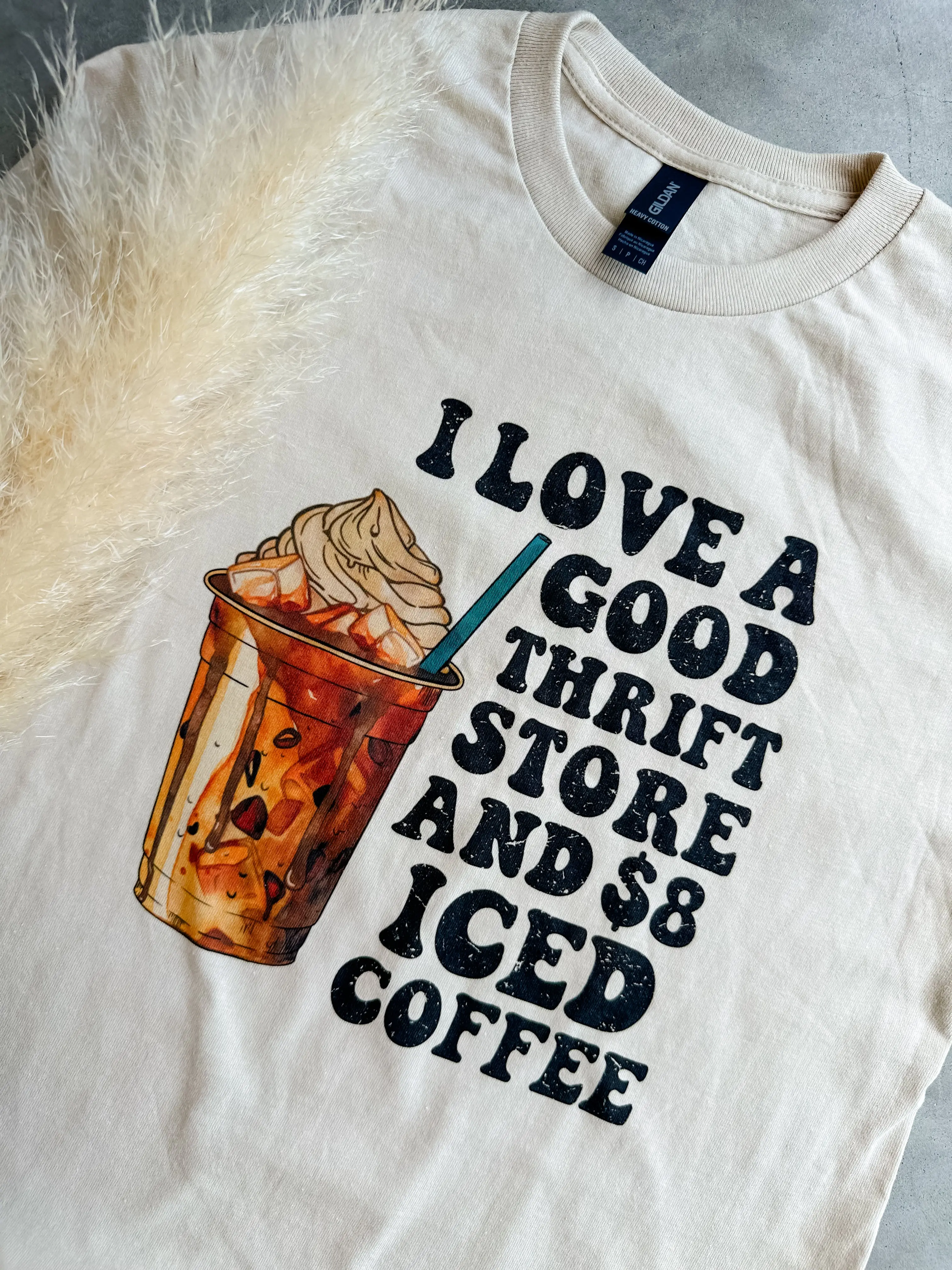 Thrift Store & Coffee Graphic Tee
